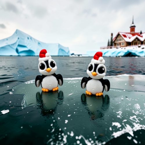 Pingvin Sapkás - Mini