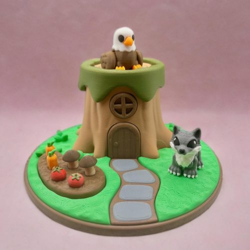 Tuskó dioráma + 2 db Mini figura