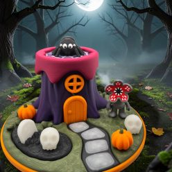Halloween Tuskó Dioráma