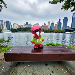 Melegítős Flamingó - Mini