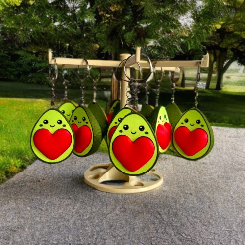 Avokádó szív maggal