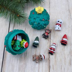 Karácsonyi Tojás L + 15 db mini